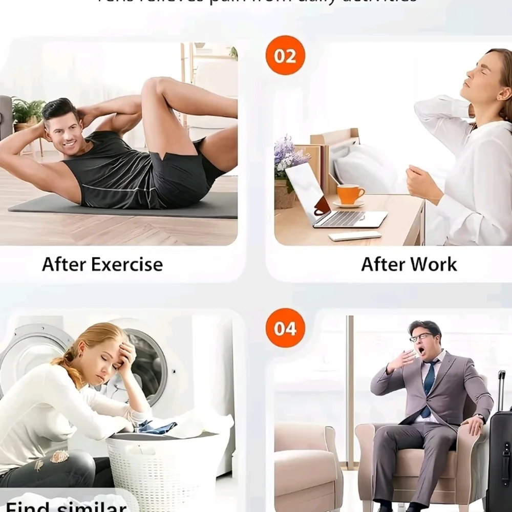 Electronic Muscle Stimulator with LCD Display. Muscle MASSAGER